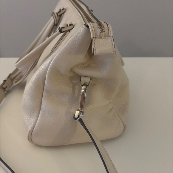 White Leather Kate Spade Bag - Picture 3 of 8